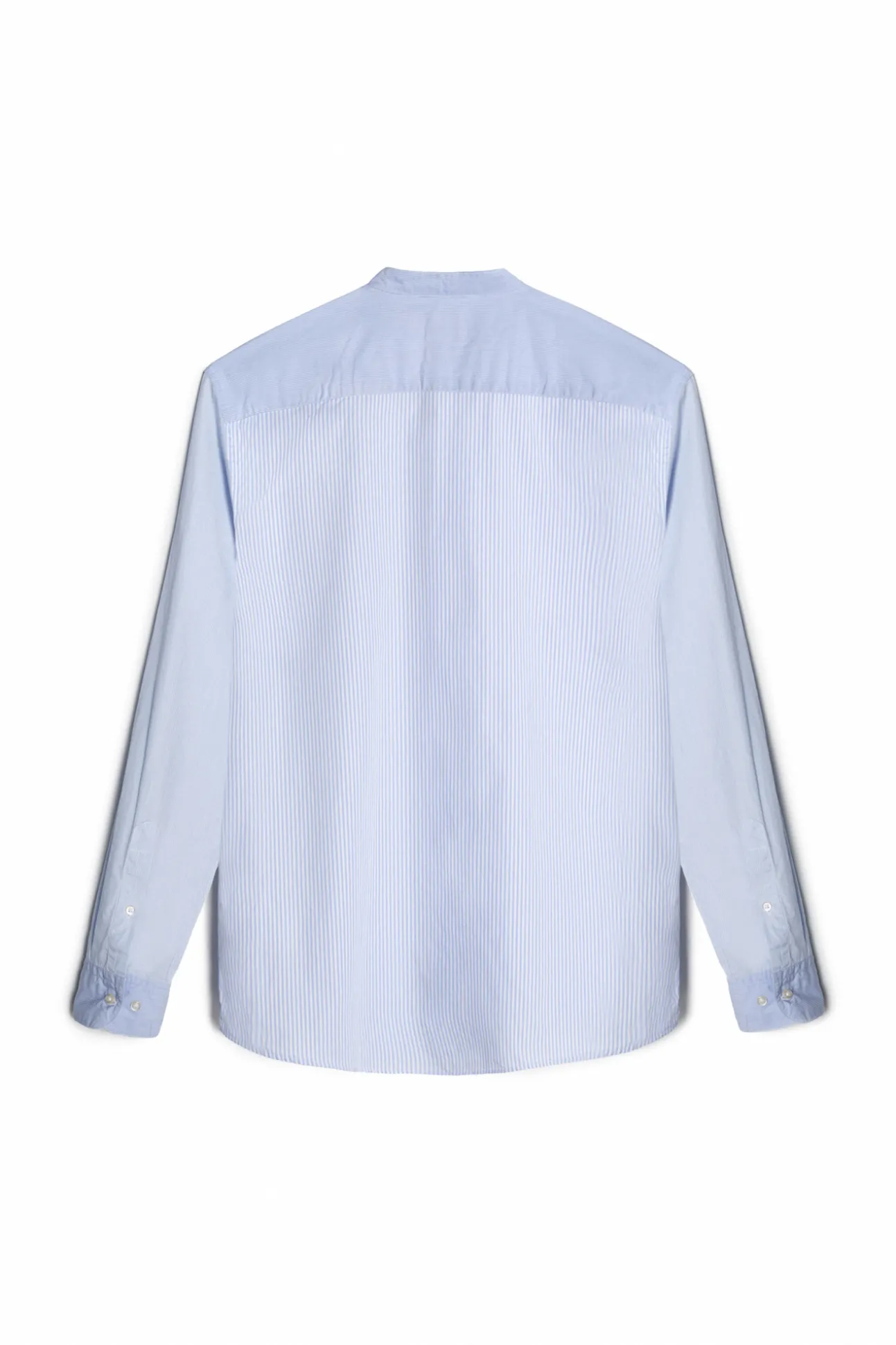 Camisa Slim Cuello Mao Estampado Rayas