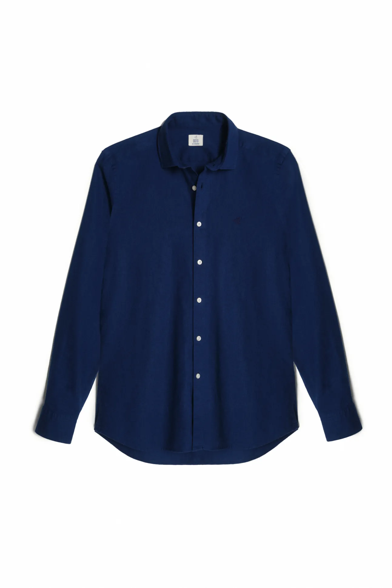 Camisa Slim Lino Manga Larga