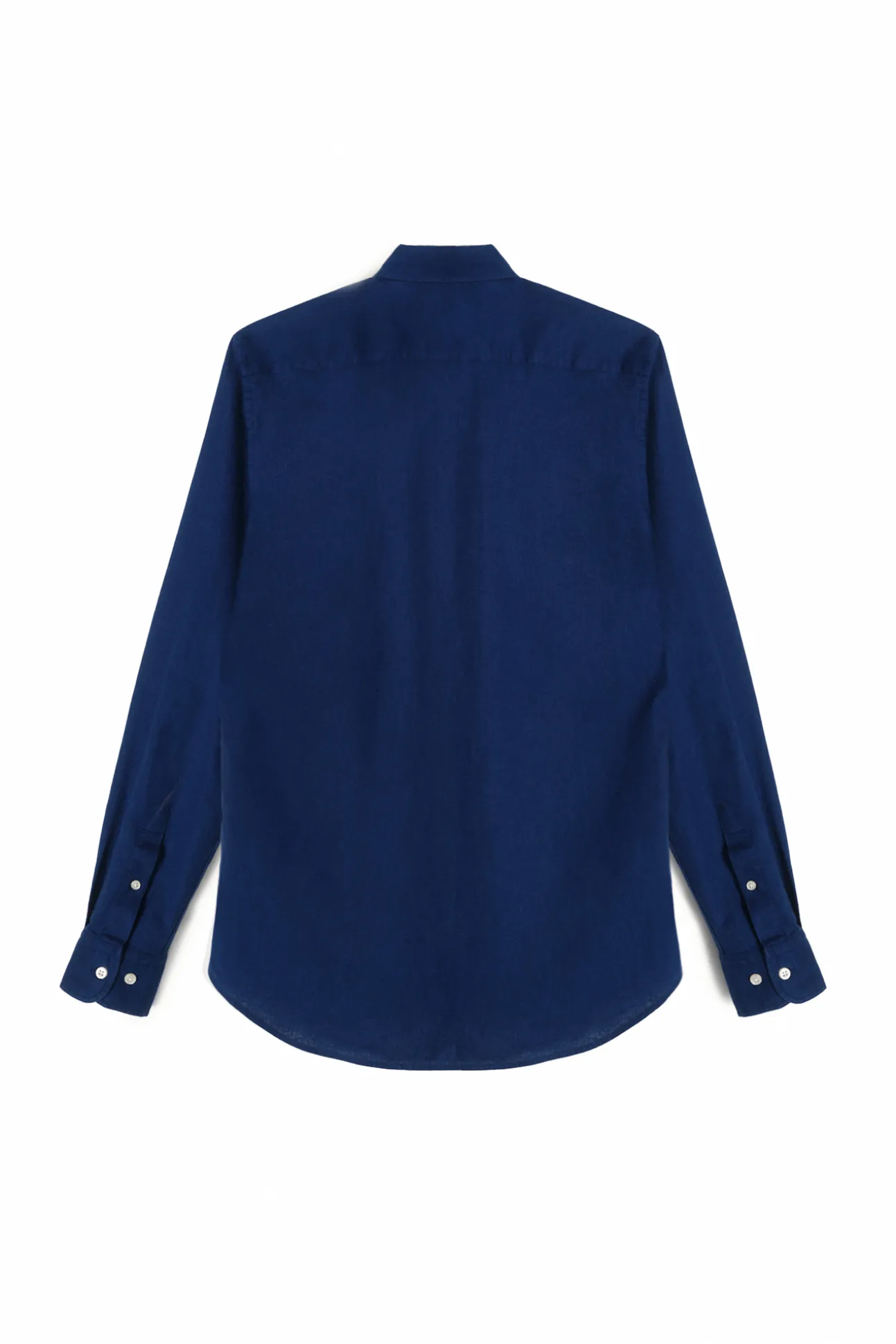 Camisa Slim Lino Manga Larga