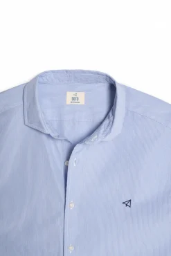Camisa Slim Rayas Manga Larga