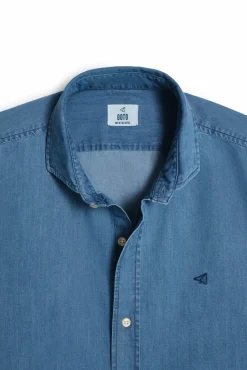Camisa Slim Vaquera Manga Larga
