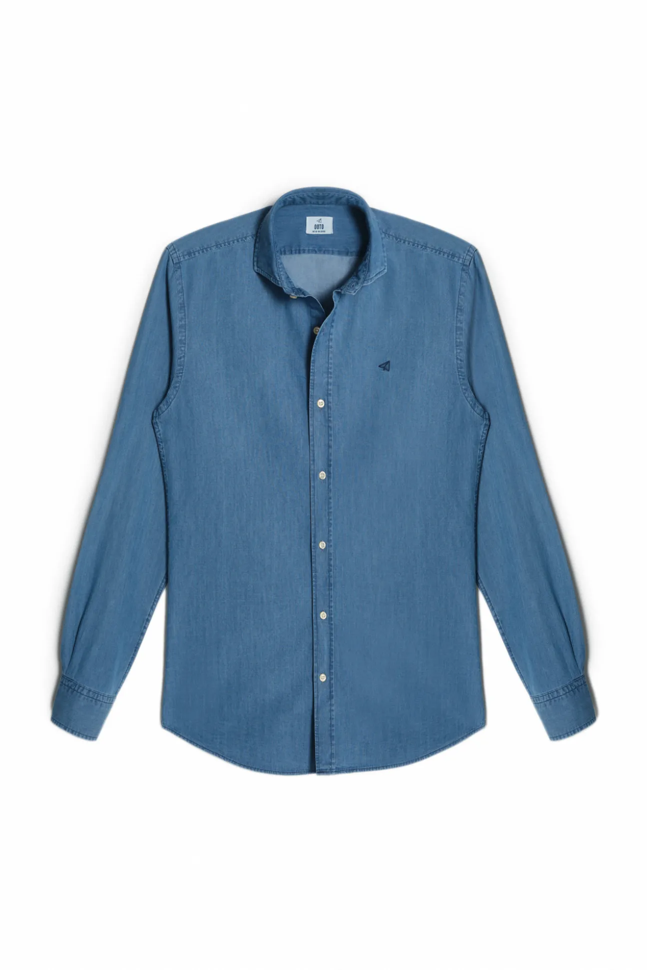 Camisa Slim Vaquera Manga Larga