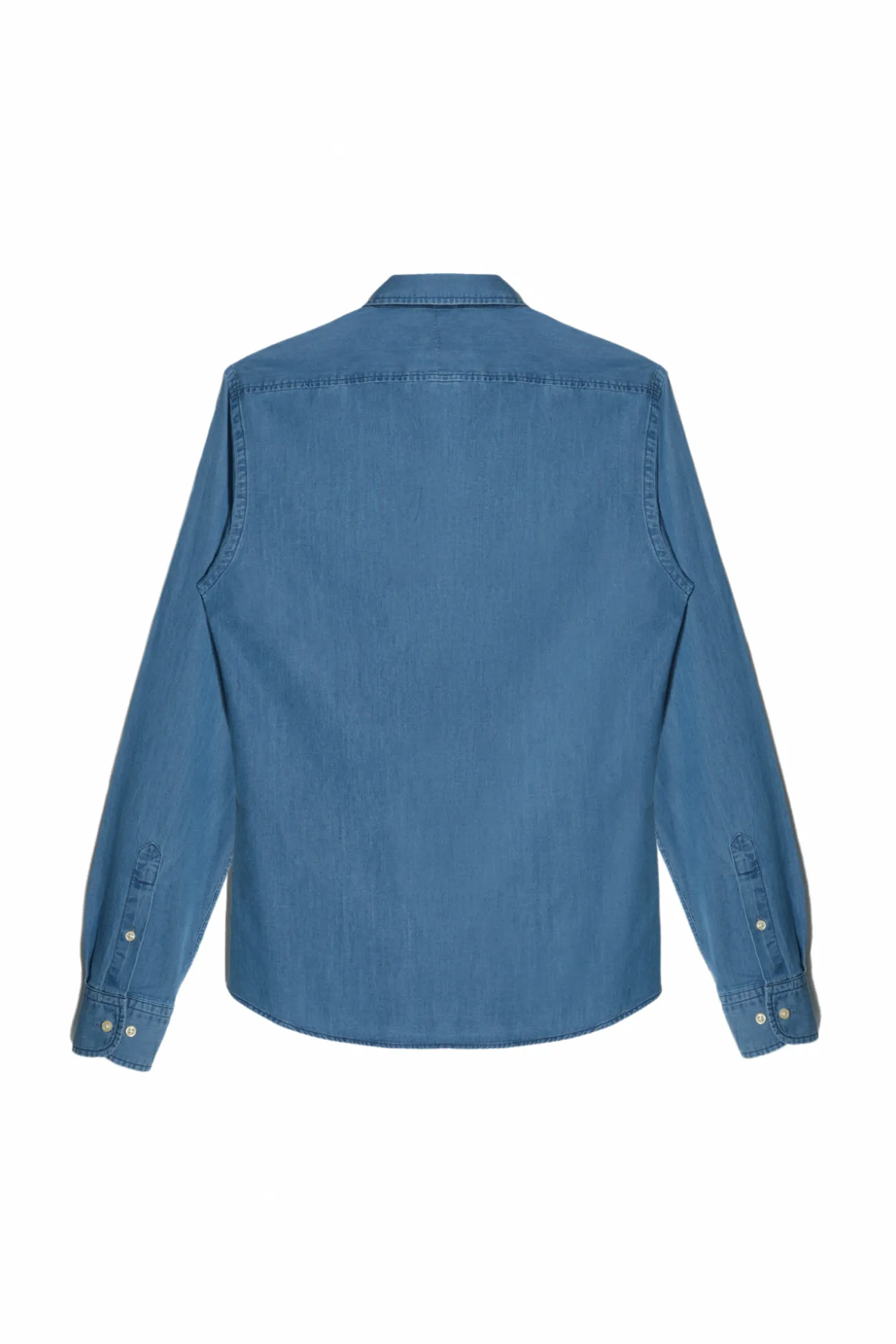 Camisa Slim Vaquera Manga Larga