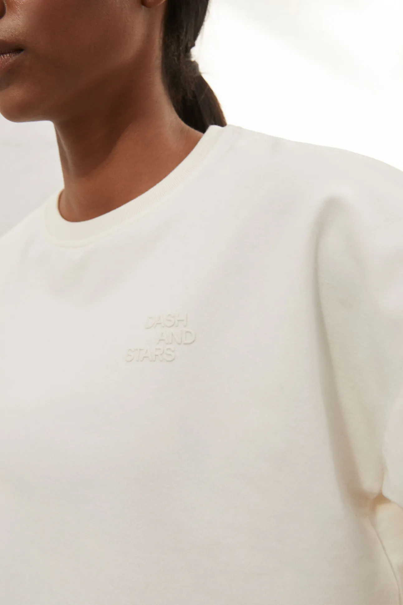 Camiseta Crop Blanca