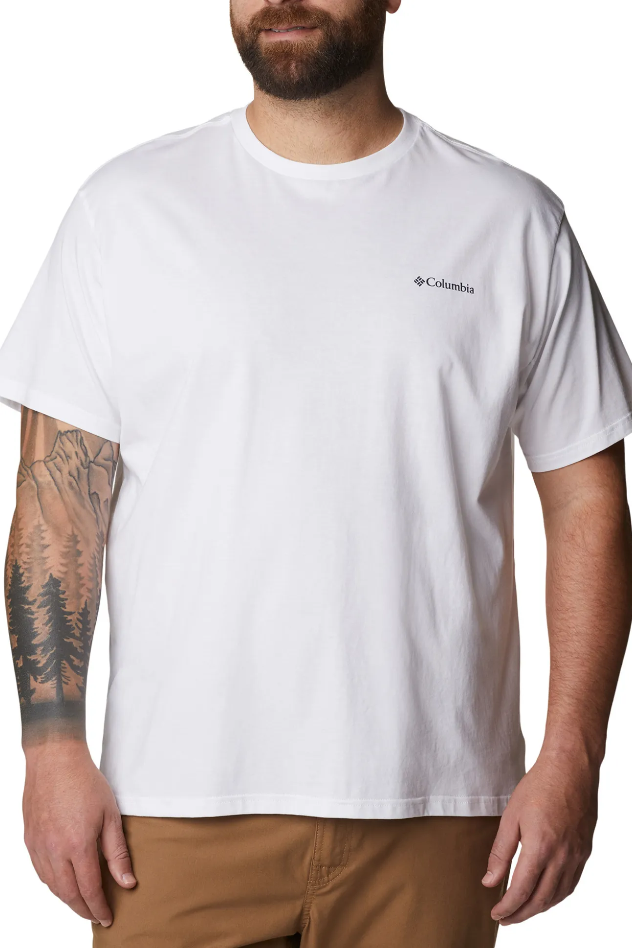Camiseta De Manga Corta Con Estampado En La Espalda Columbia Rockaway River™ Para Hombre