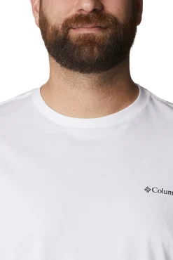 Camiseta De Manga Corta Con Estampado En La Espalda Columbia Rockaway River™ Para Hombre