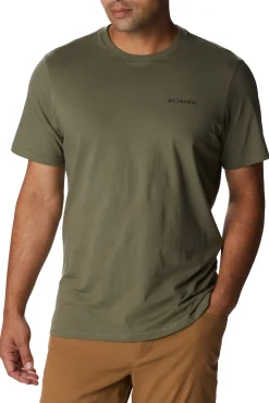 Camiseta De Manga Corta Con Estampado En La Espalda Columbia Rockaway River™ Para Hombre