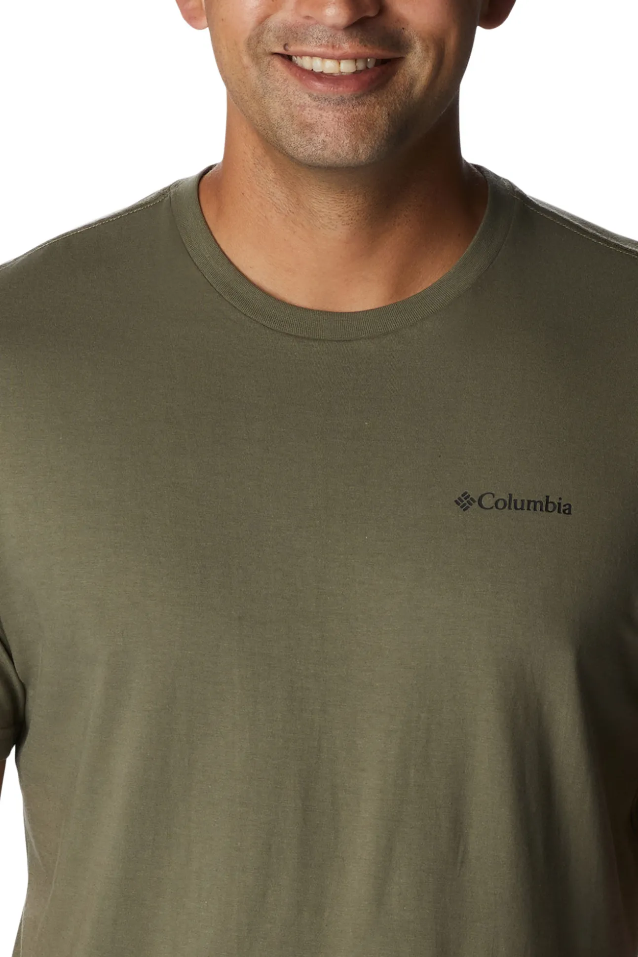 Camiseta De Manga Corta Con Estampado En La Espalda Columbia Rockaway River™ Para Hombre