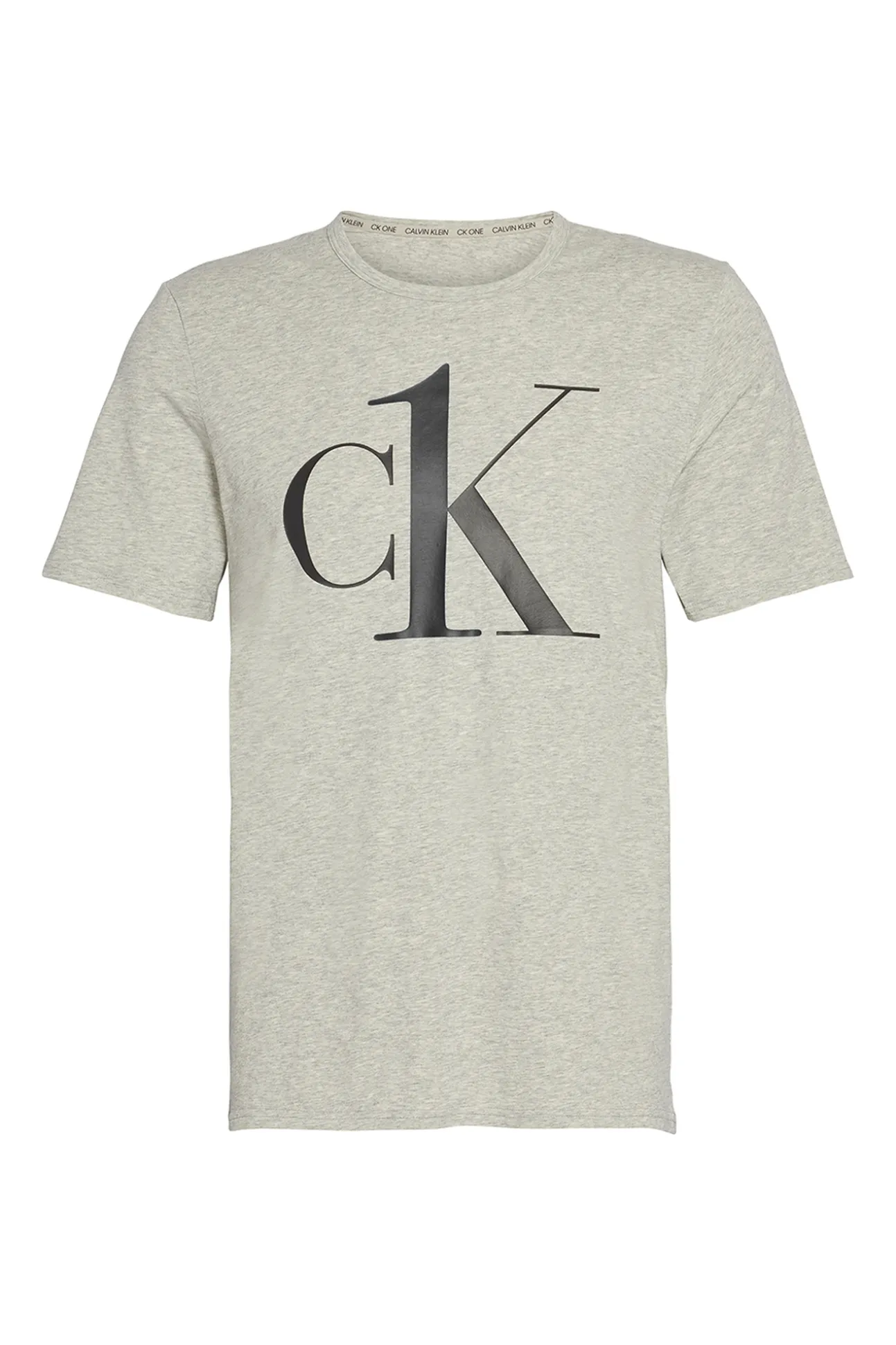Camiseta De Manga Corta De Algodon Con Logotipo De Calvin Klein En El Pecho