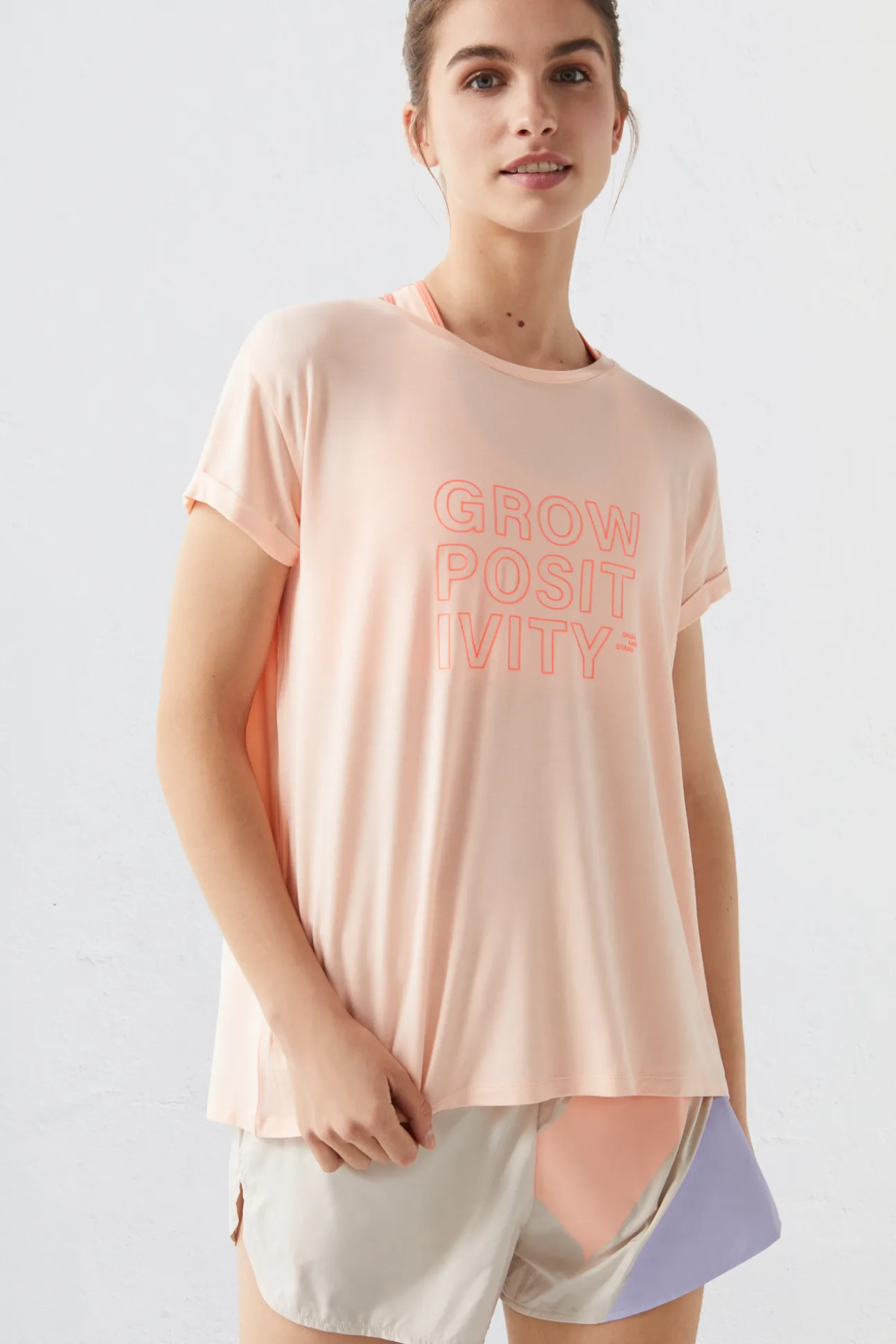 Camiseta Lenzing™ Tencel™ Naranja