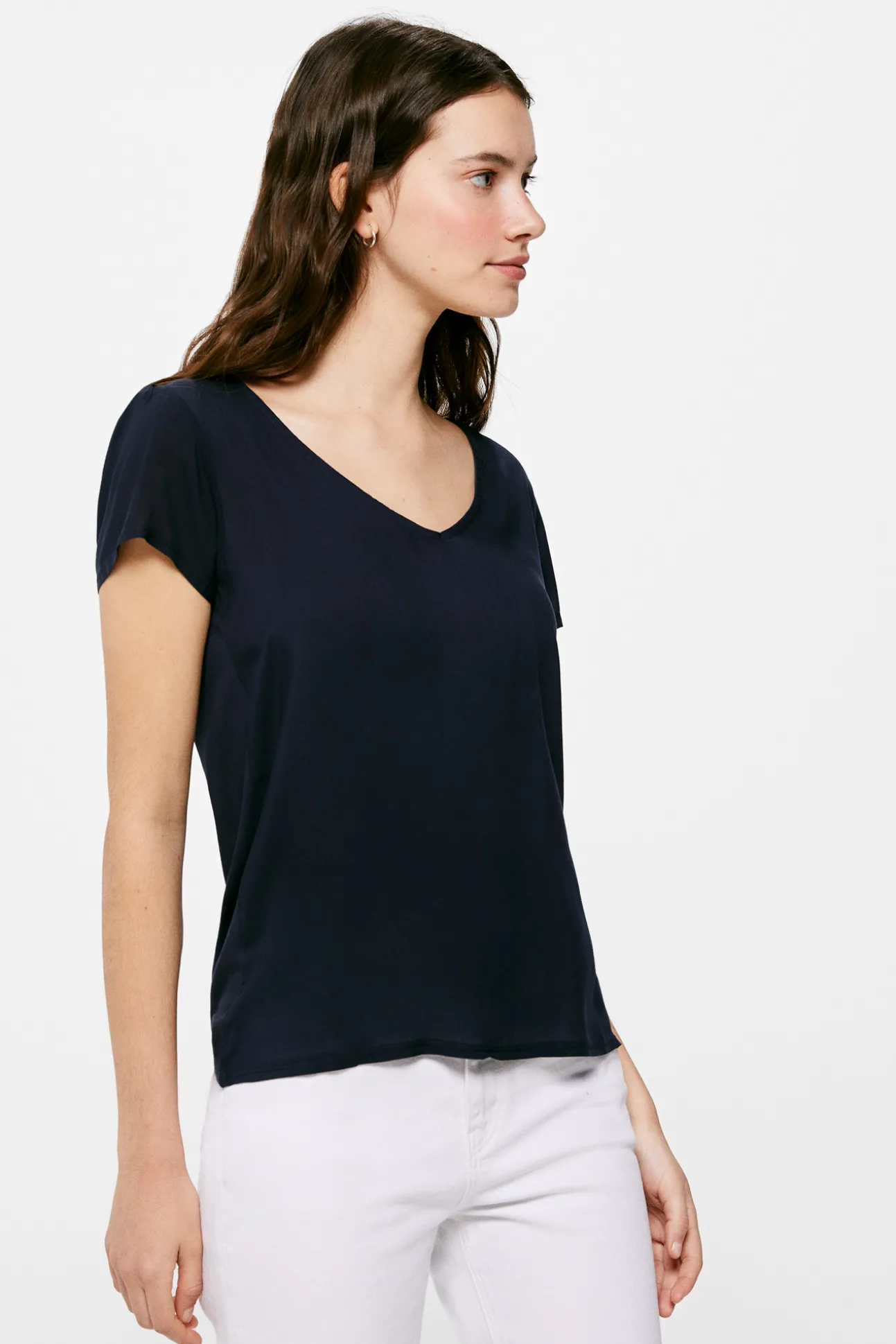 Camiseta Lisa Manga Tulipa