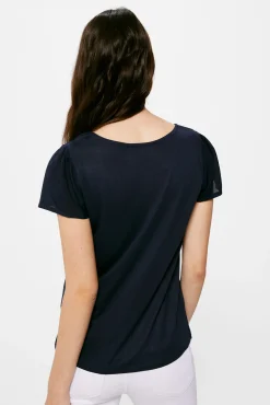 Camiseta Lisa Manga Tulipa