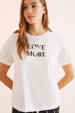 Camiseta Manga Corta 100% Algodon Frase
