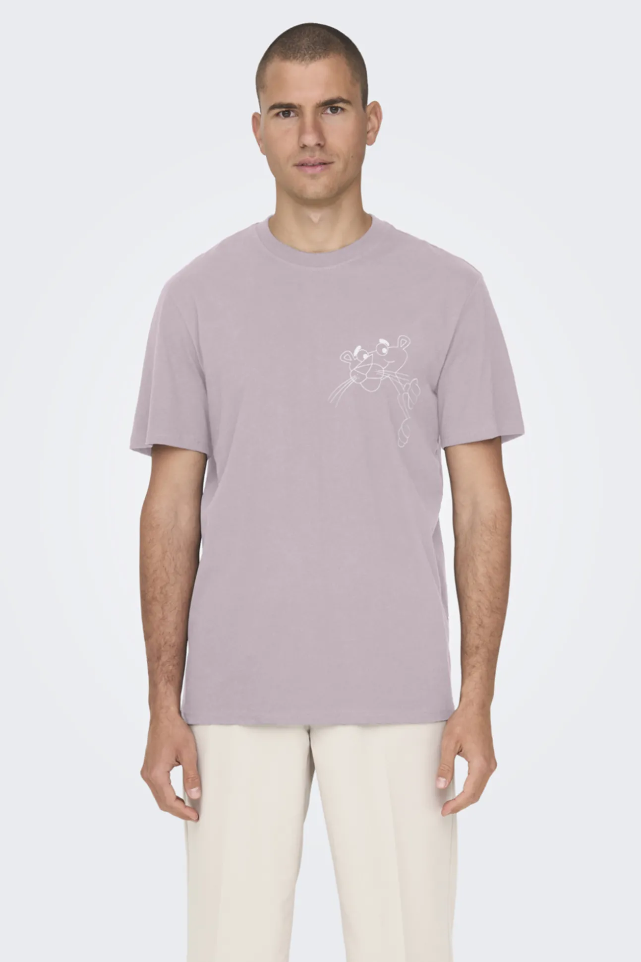 Camiseta Manga Corta Panthera Rosa