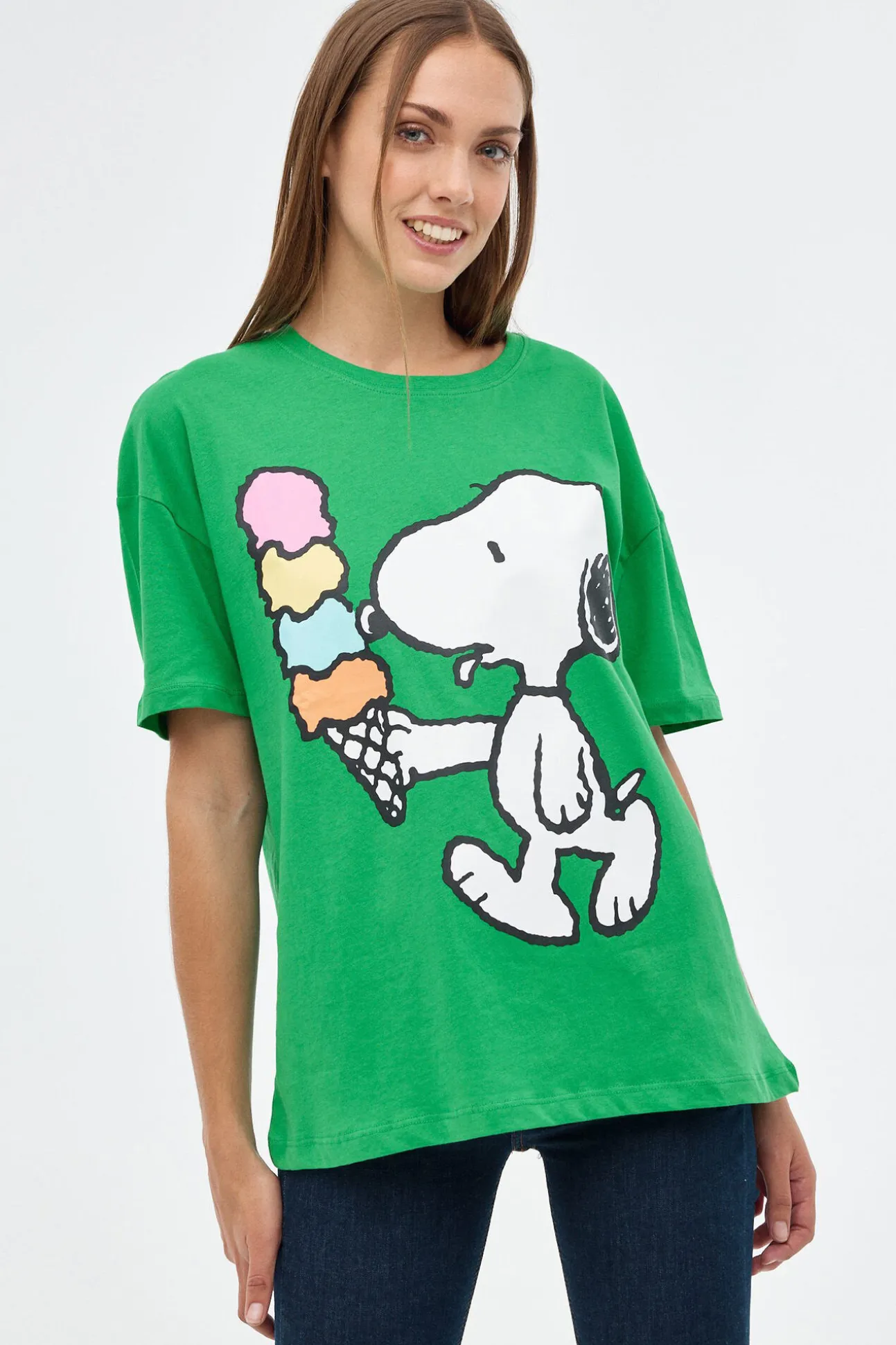 Camiseta Oversize Print Snoopy