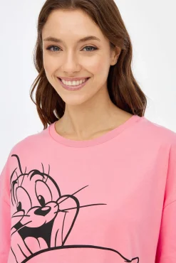 Camiseta Oversize Print Tom &