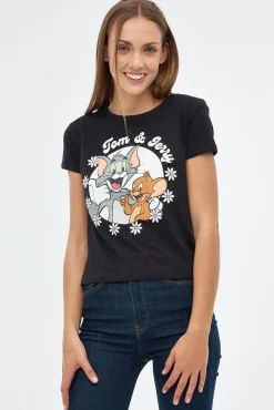 Camiseta Print Tom & Jerry
