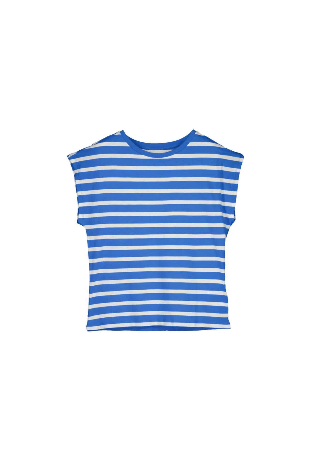 Camiseta Rayas Cuello Contraste
