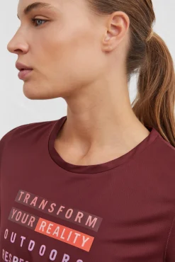 Camiseta Tecnica Transpirable Granate