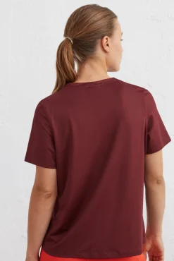 Camiseta Tecnica Transpirable Granate