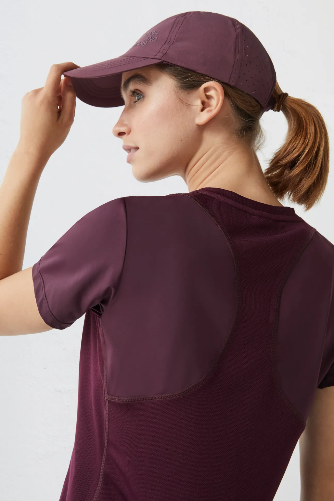 Camiseta Transpirable Morado