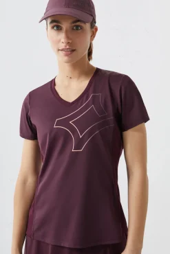 Camiseta Transpirable Morado