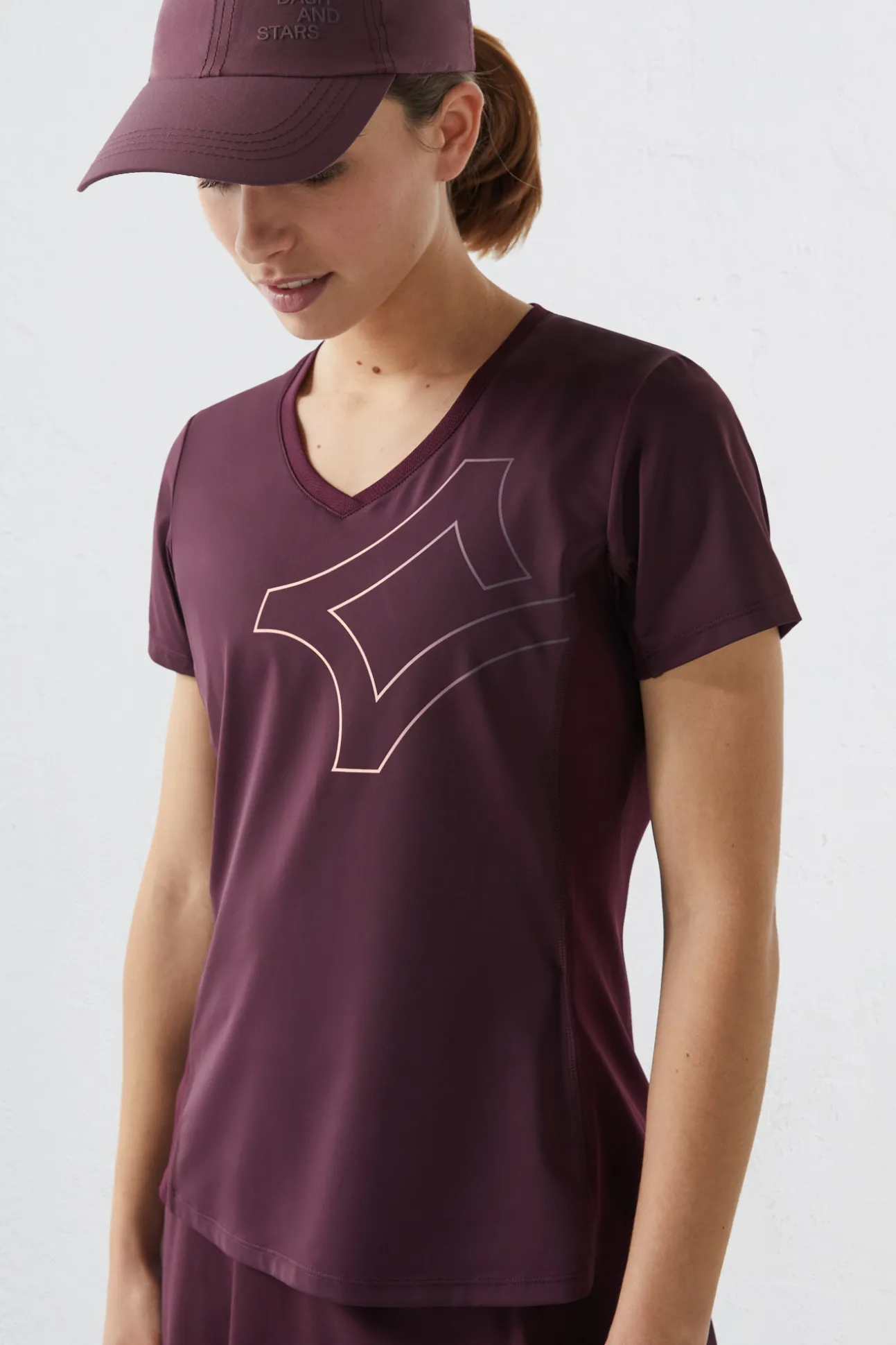Camiseta Transpirable Morado