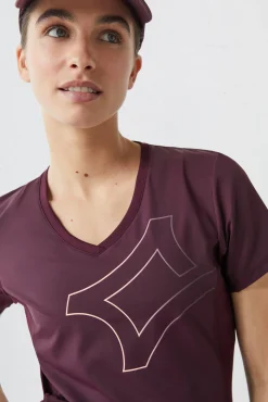 Camiseta Transpirable Morado