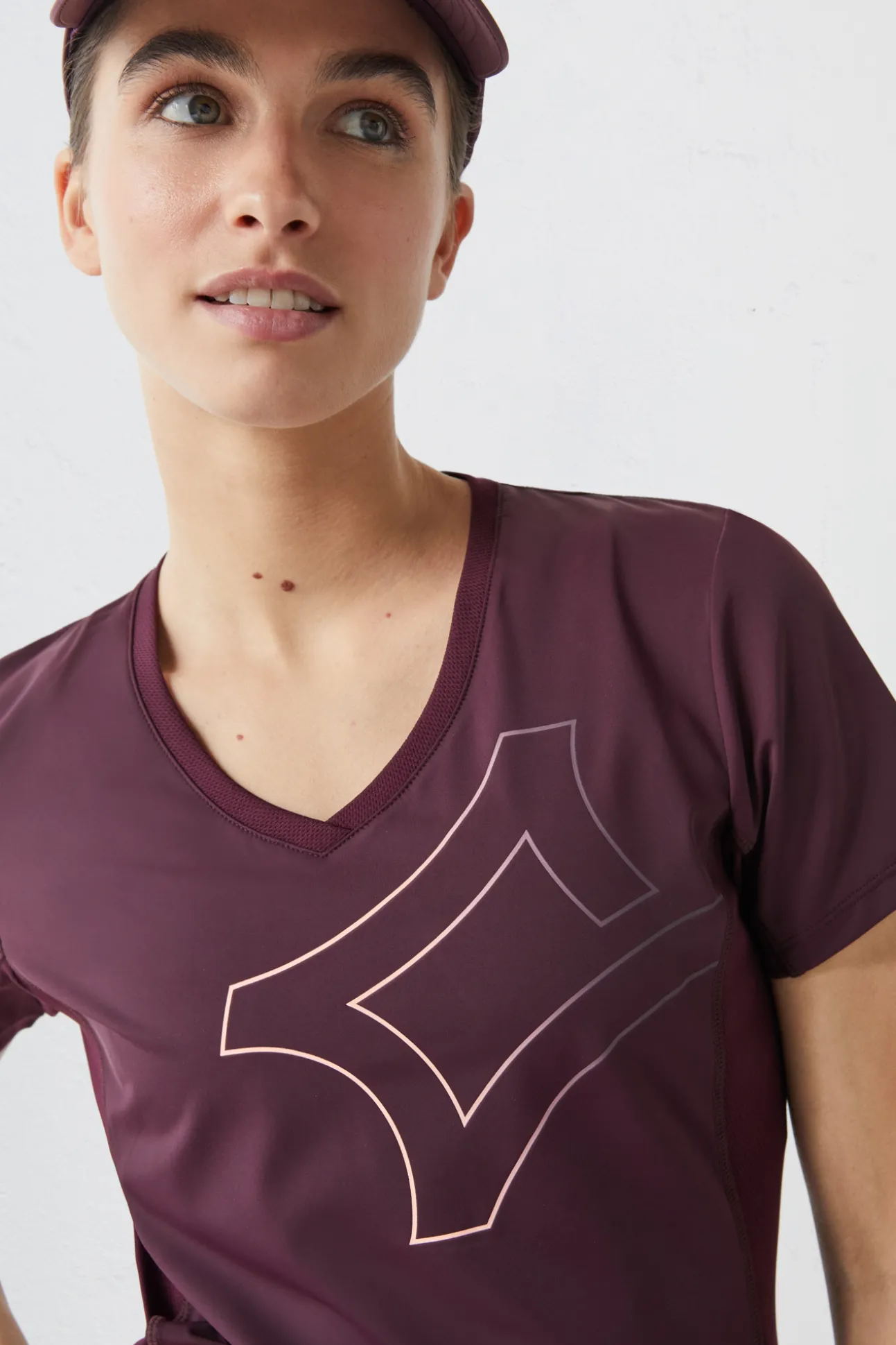 Camiseta Transpirable Morado