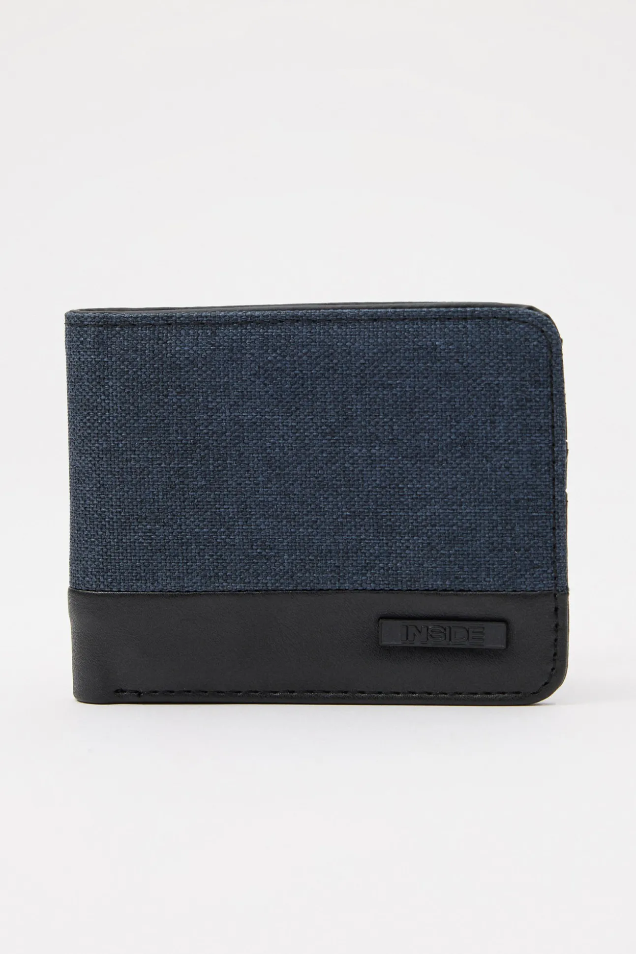 Cartera Lona Azul Hombre