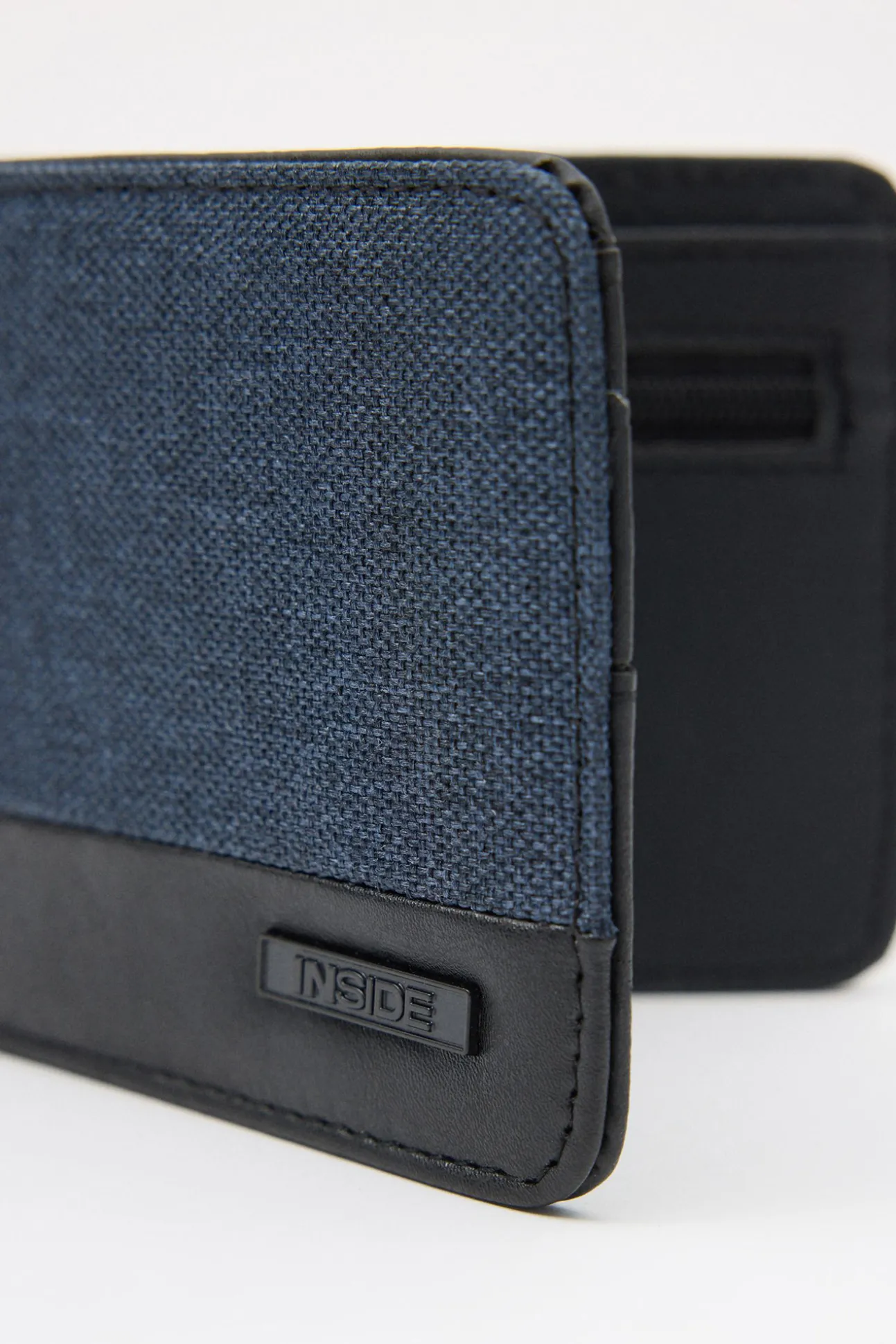 Cartera Lona Azul Hombre