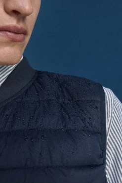 Chaleco Acolchado Cuello Bomber
