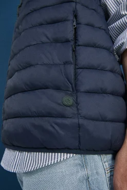 Chaleco Acolchado Cuello Bomber