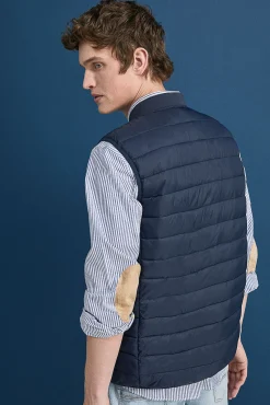 Chaleco Acolchado Cuello Bomber