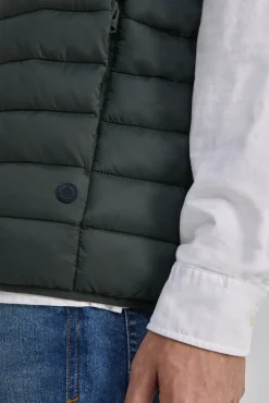 Chaleco Acolchado Cuello Bomber