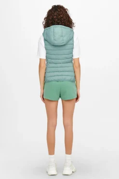 Chaleco De Mujer Ultraligero Con Capucha