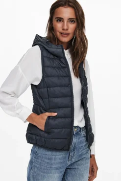 Chaleco De Mujer Ultraligero Con Capucha