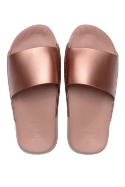 Chanclas Hav. Slide Classic Metallic