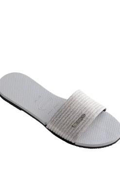 Chanclas Hav. You Malta Metallic