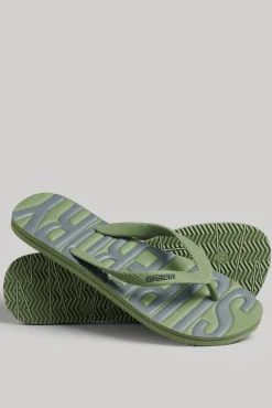 Chanclas Veganas Con Logotipo Vintage Logo