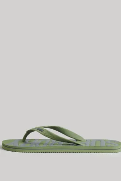 Chanclas Veganas Con Logotipo Vintage Logo