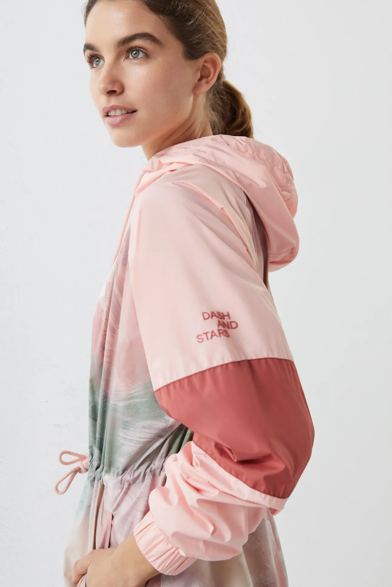 Chaqueta Tecnica Water-Repellent Estampado