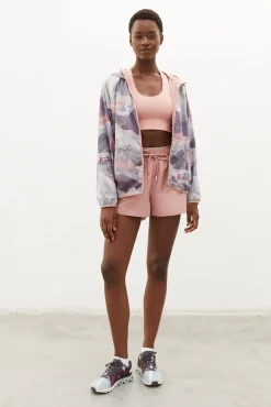 Chaqueta Water Repellent Reversible Rosa