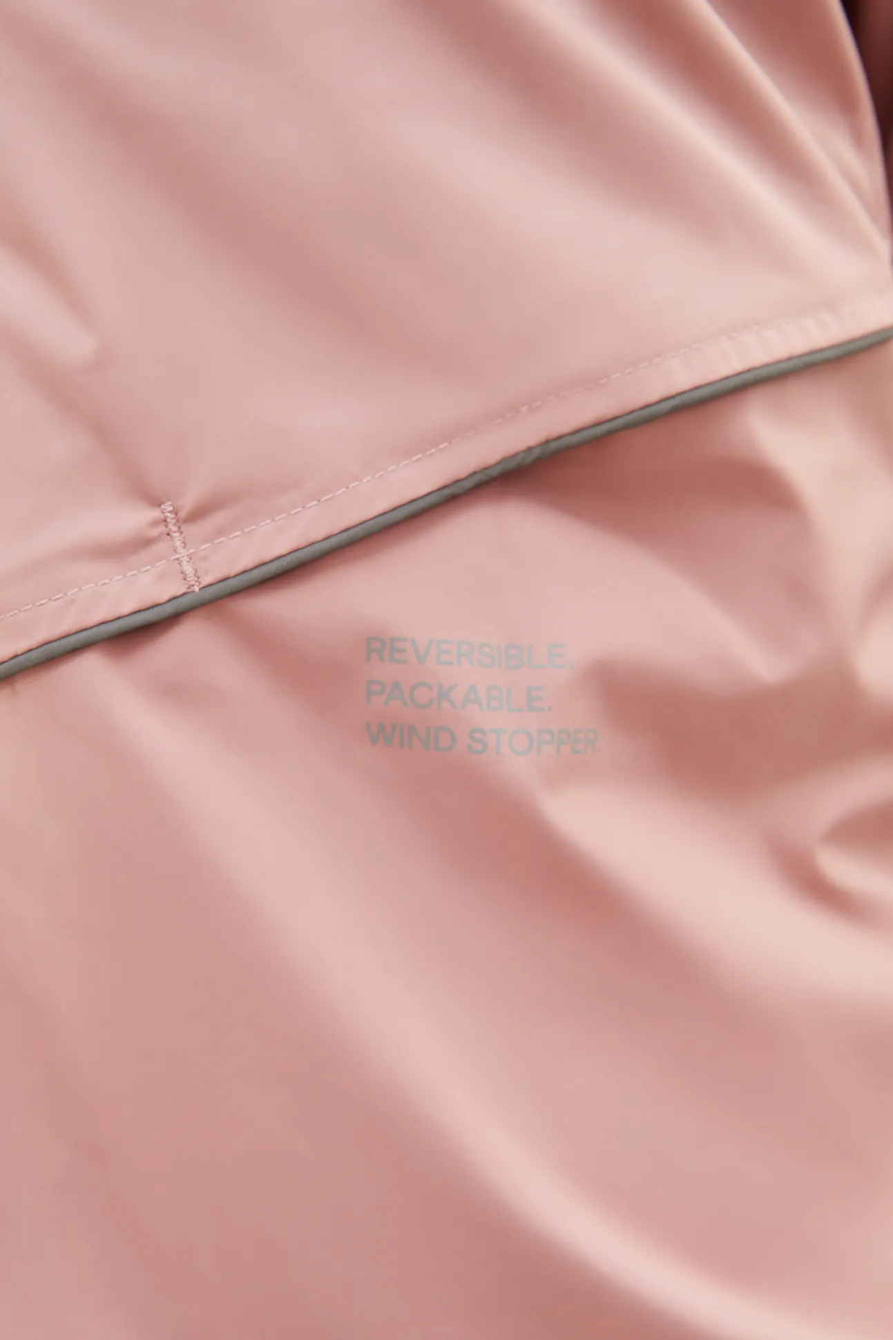 Chaqueta Water Repellent Reversible Rosa