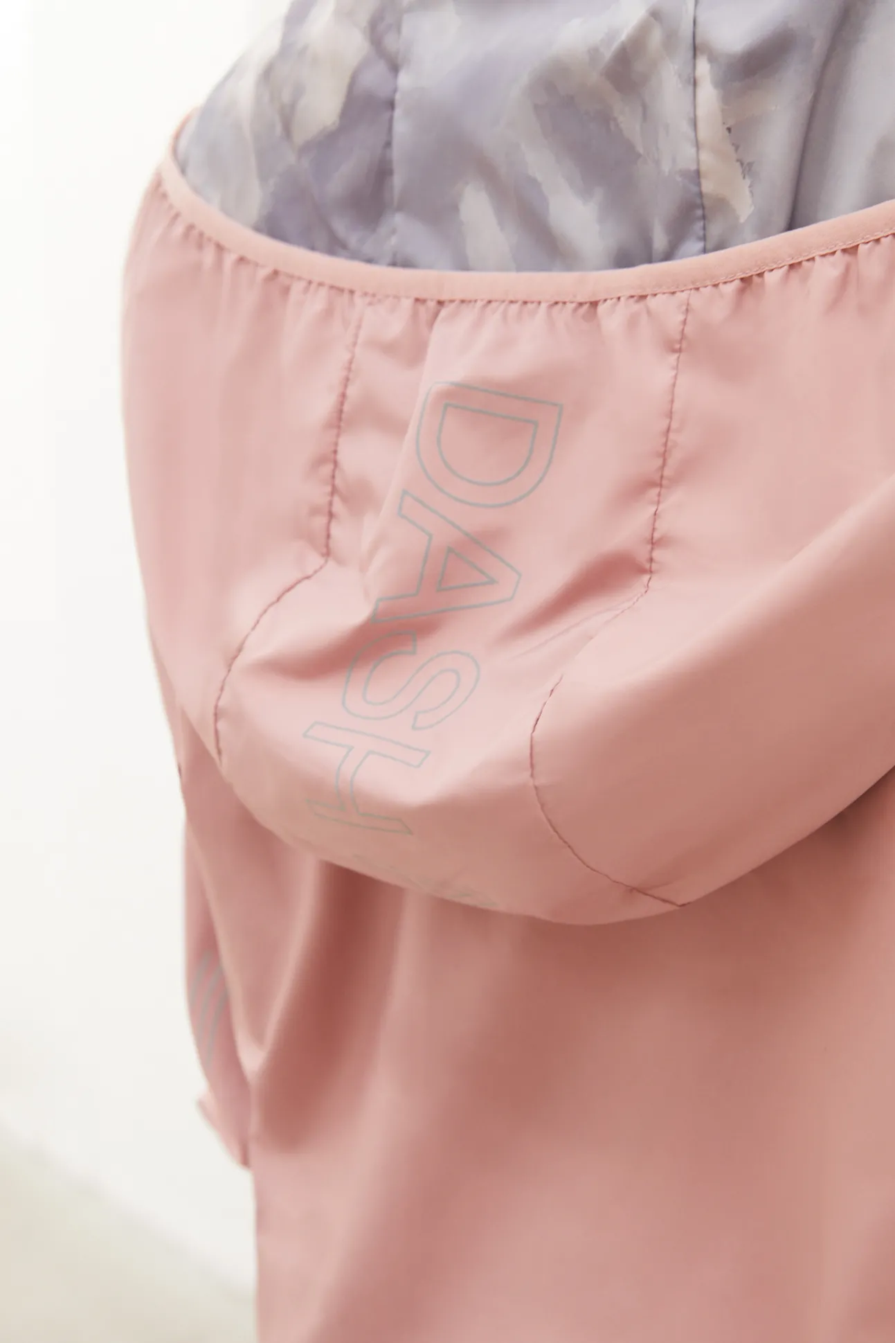 Chaqueta Water Repellent Reversible Rosa