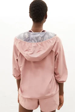 Chaqueta Water Repellent Reversible Rosa