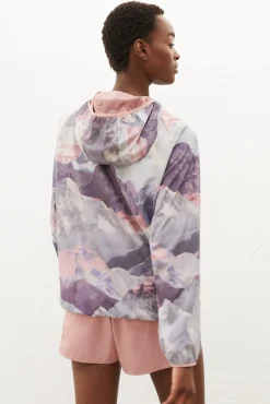 Chaqueta Water Repellent Reversible Rosa