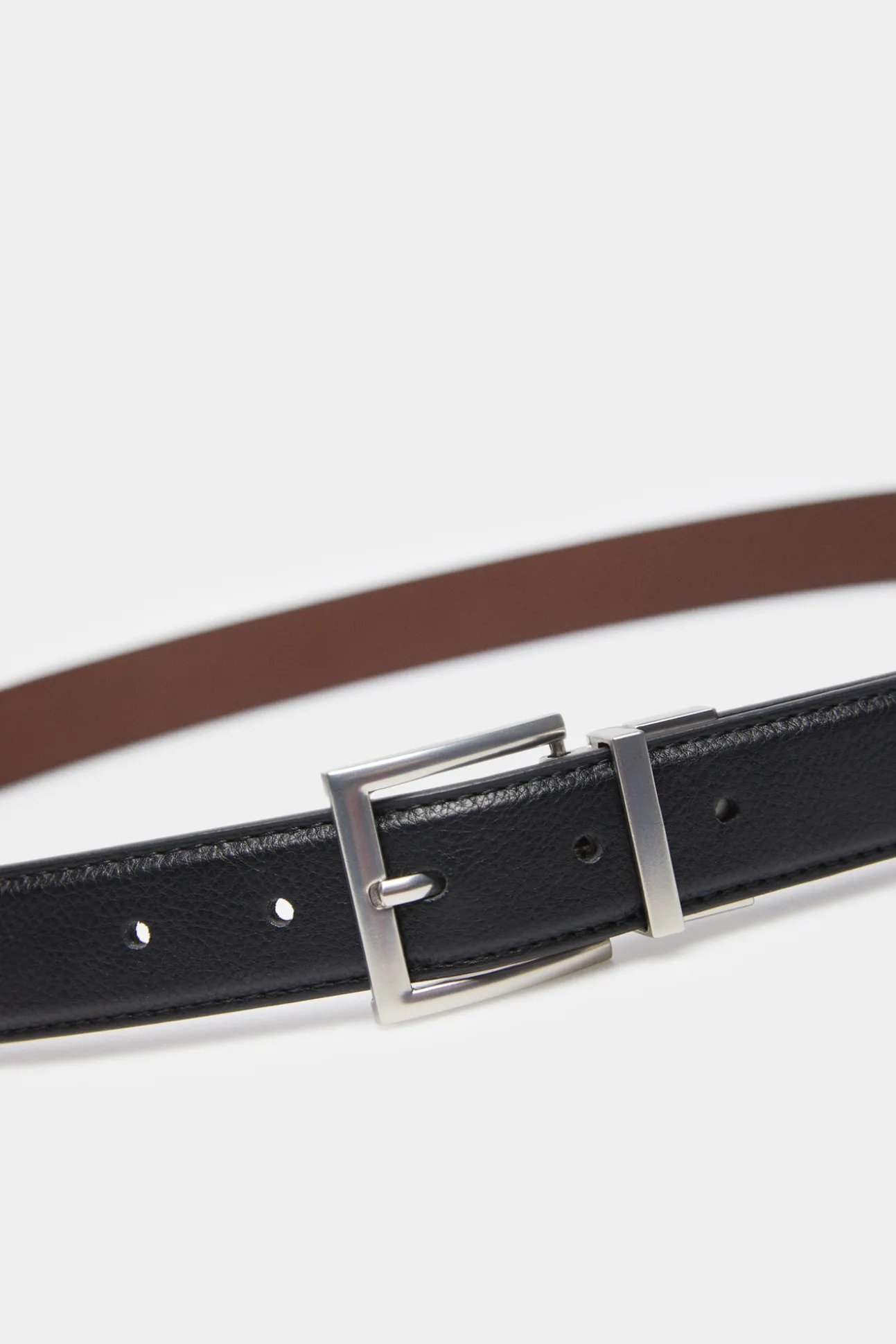 Cinturon Smart Efecto Piel Reversible