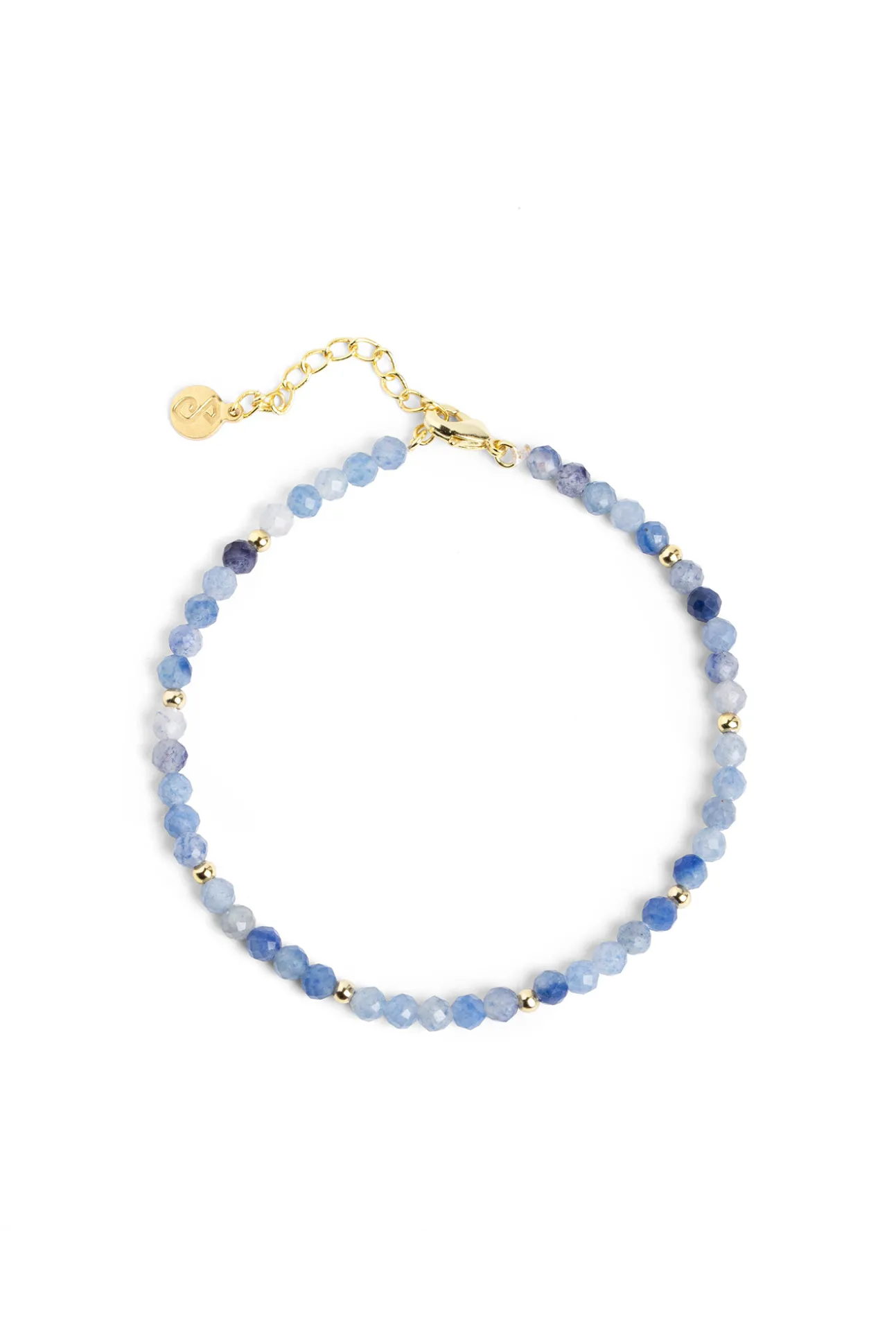 Collar Altea Dots Indigo Oro
