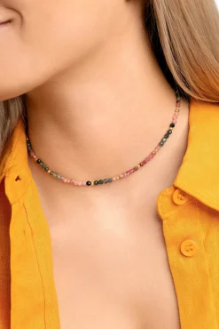 Collar Altea Dots Tourmaline Syra Oro